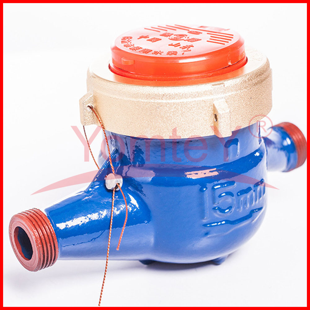 15mm Water Meter DN15 Multi Jet Water Meter Dry-dial Household Cold Water Meter Manufacturer Supplier