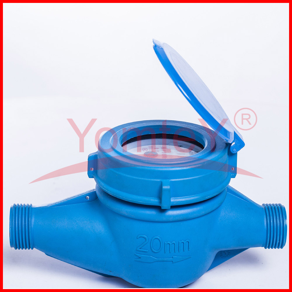 Water Meters for Apartments 20mm Plastic 3/4 Inch Polymeric Material Cold Water Meter Products From YomteY Professional Water Metering Solutions Provider