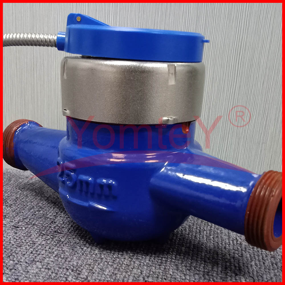 Intelligent Water Meter Brass Coupling RS485AMR System M-bus Photoelectric Wired Smart Water Meters Manufacturer